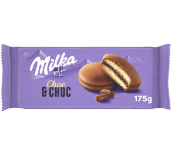 MILKA Choc & Choc – Gâteaux moelleux au chocolat 175g