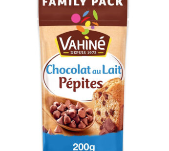 VAHINE – Pépites de chocolat au lait 200 g