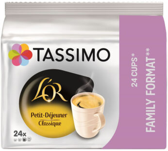 TASSIMO L&rsquo;Or – Dosettes de café petit-déjeuner (24 dosettes)