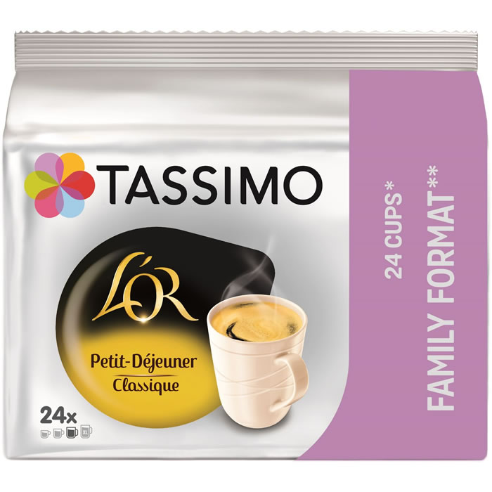 TASSIMO L'Or - Dosettes de café petit-déjeuner (24 dosettes)