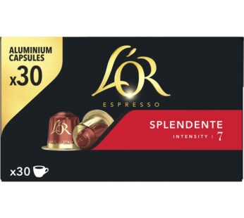 L&rsquo;OR Espresso – Capsules de café splendente N°7 (30 capsules)