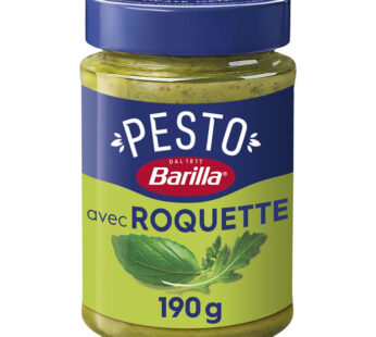BARILLA – Sauce pesto au basilic et roquette – 190g