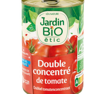 JARDIN BIO – Double concentré de tomates bio – 140g