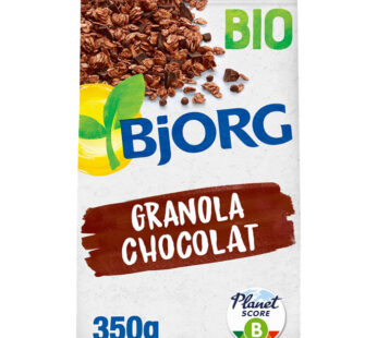 BJORG – Céréales granola au chocolat bio 350 g