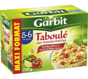GARBIT – Taboulé aux tomates fraîches, menthe et citron 730 g