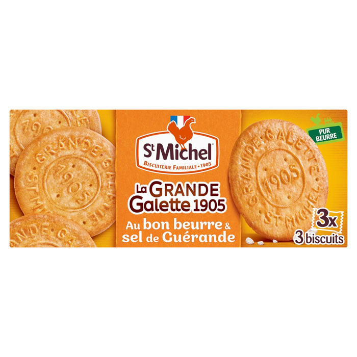 ST MICHEL - Grandes galettes au sel de Guérande 150g