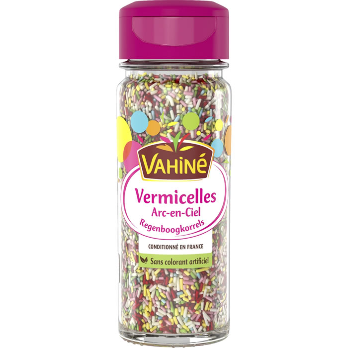 VAHINE - Vermicelles arc-en-ciel sucré 65 g