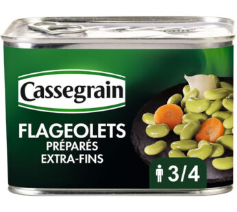 CASSEGRAIN – Flageolets cuisinés extra-fins 465 g