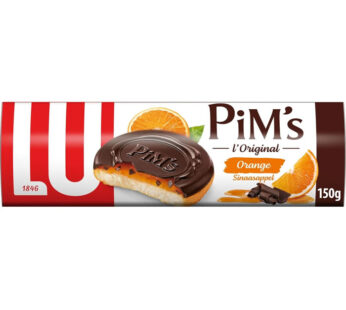 Biscuits génoises de chocolat noir à l&rsquo;orange PIM&rsquo;S 150g