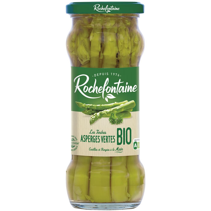 ROCHEFONTAINE - Asperges vertes bio 185 g