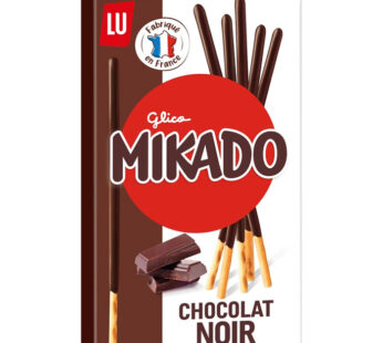 MIKADO – Bâtonnets de biscuits nappés au chocolat noir 100g