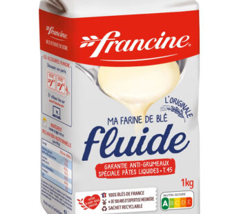 FRANCINE – Farine de blé fluide sans grumeaux T 45 1 kg