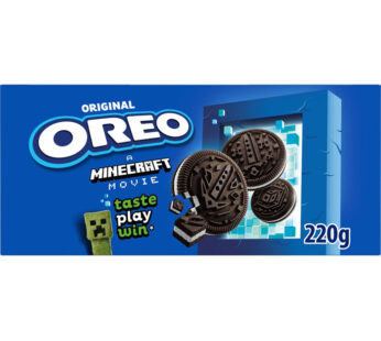 OREO Grand Format – Biscuits cacaotés fourrés à la vanille 220g