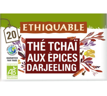 ETHIQUABLE Thé tchaï aux épices bio (36g)