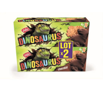 LOTUS Dinosaurus – Biscuits nappés au chocolat noir 450g