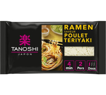 TANOSHI Japon – Nouilles ramen au poulet teriyaki 360g