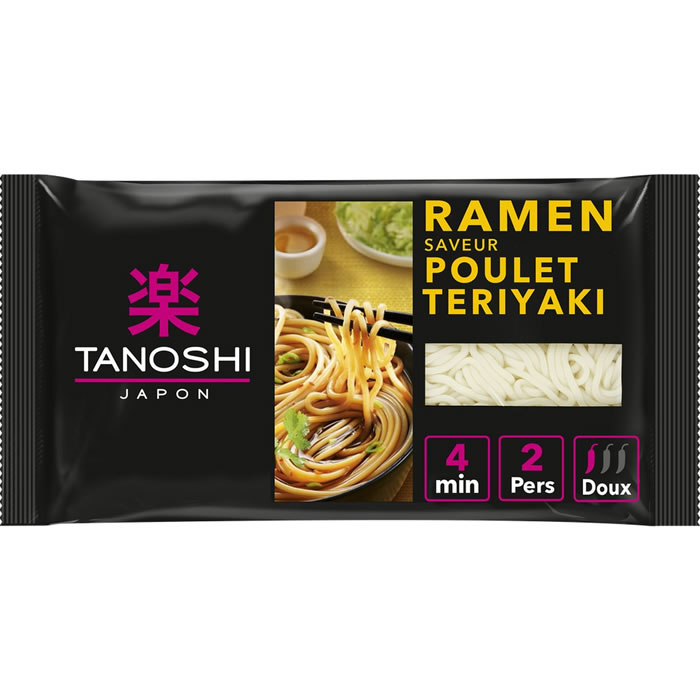 TANOSHI Japon - Nouilles ramen au poulet teriyaki 360g