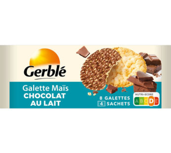 GERBLE – Galettes de maïs au chocolat au lait 124g