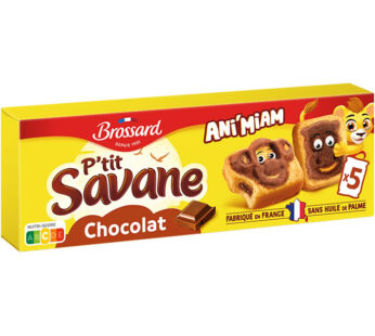 BROSSARD P&rsquo;tit Savane – Gâteaux fourrés au chocolat au lait 150g