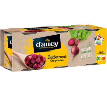 D&rsquo;AUCY – Betteraves croquantes 3x130g