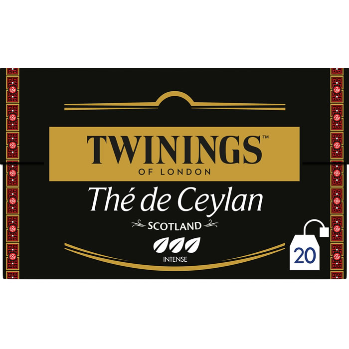 TWININGS Thé noir de Ceylan (40g)