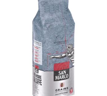 SAN MARCO – Café en grain pur arabica premium Moyen Format 500g