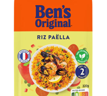 BEN&rsquo;S Original – Riz façon paëlla micro-ondes 220 g