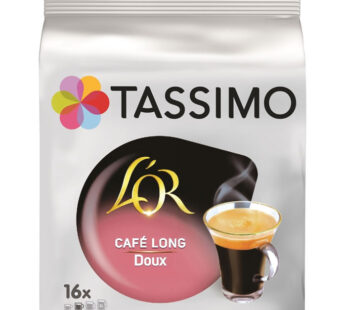 TASSIMO L&rsquo;Or – Dosettes de café allongé doux (16 dosettes)