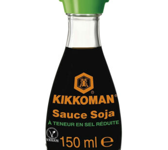 KIKKOMAN – Sauce soja réduite en sel 15 cl