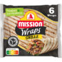 MISSION - Wraps de blé nature grillée 370g