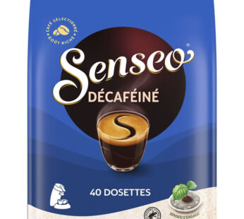 SENSEO – Dosettes de café décaféiné (40 dosettes)