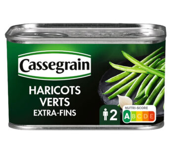 CASSEGRAIN – Haricots verts extra-fins cueillis et rangés main 220 g