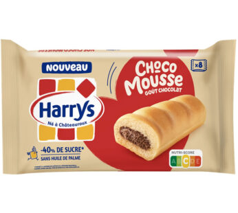 HARRYS Choco Mousse – Gâteaux moelleux au chocolat 280g