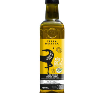 TERRA DELYSSA – Huile d&rsquo;olive vierge extra zéro résidu de pesticide – 75 cl