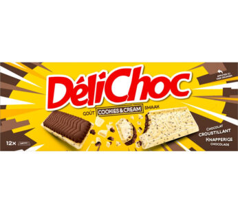 DELICHOC – Biscuits cookies et crème 150g