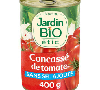 JARDIN BIO – Concassé de tomates bio – 400g
