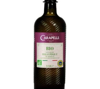 CARAPELLI – Vinaigre balsamique de Modène IGP bio – 50 cl