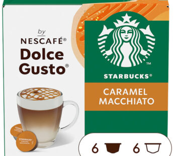 STARBUCKS – Capsules Macchiato Caramel (Dolce Gusto) 6+6