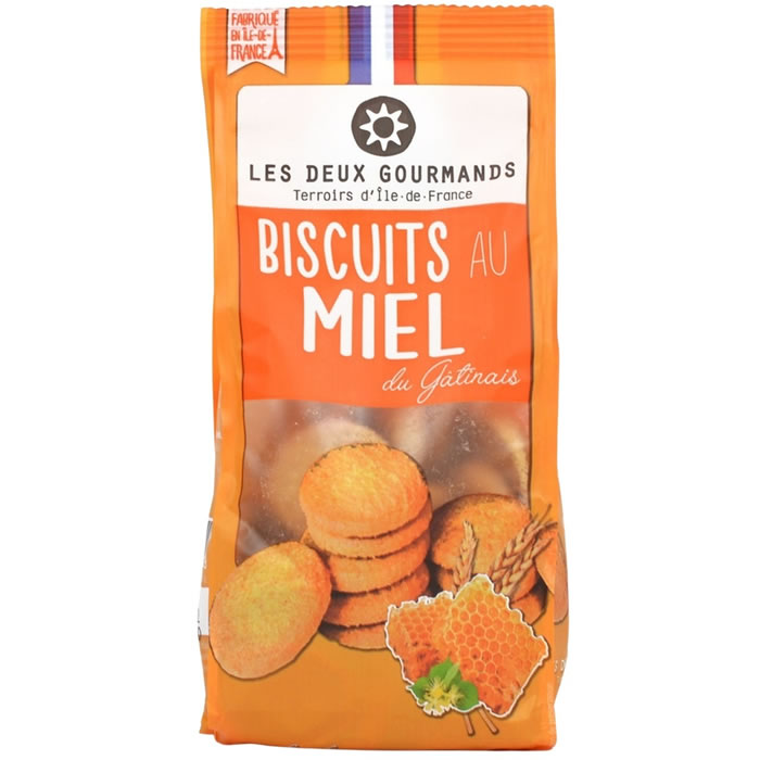 LES DEUX GOURMANDS - Biscuits sablés au miel 150g