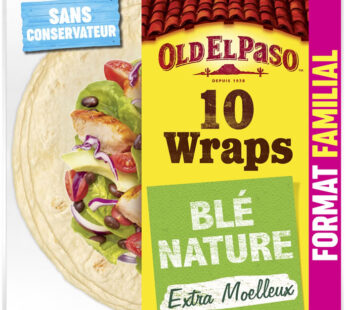OLD EL PASO – Wraps de blé nature Grand Format 580g