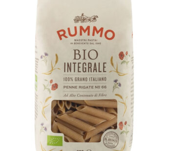 RUMMO – Penne rigate n°66 au blé complet bio 500g