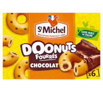 ST MICHEL Doonuts – Gâteaux fourrés au chocolat au lait 180g