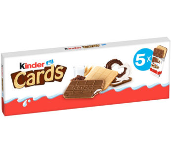 KINDER Cards – Gaufrettes croustillantes nappées au chocolat au lait 128g