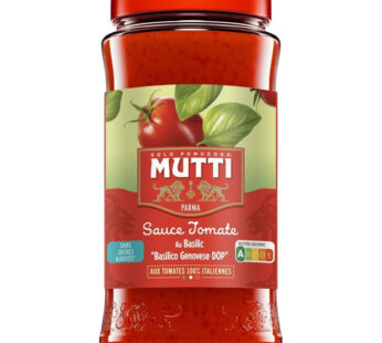 MUTTI – Sauce tomate et basilic – 400g