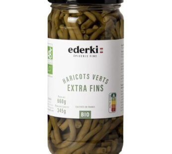 EDERKI – Haricots verts extra-fins coupés bio 660 g