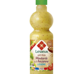 LESIEUR – Sauce salade moutarde à l&rsquo;ancienne légère – 50 cl