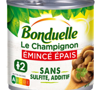 BONDUELLE – Champignons émincés épais 230g