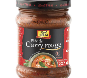 REAL THAI – Pâte de curry rouge 227 g
