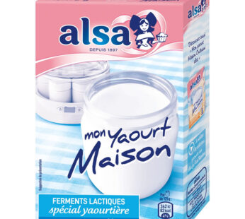 ALSA – Ferments lactiques pour préparation de yaourts 8 g