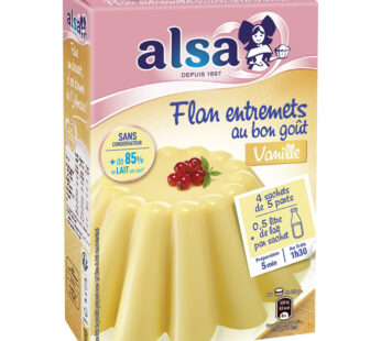 ALSA – Préparation pour flan entremets à la vanille 192 g